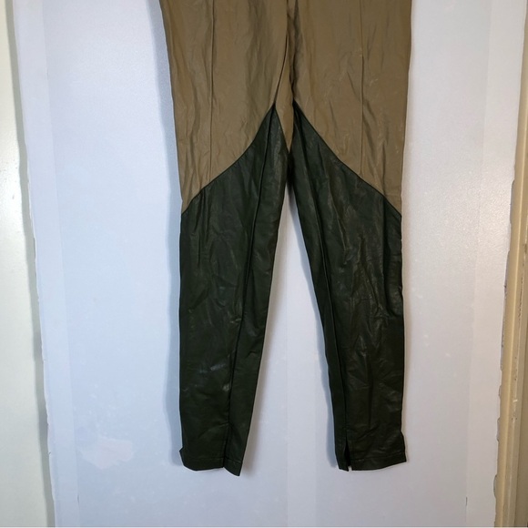 Shein Color Block PU Leather Pants-Size Small - Picture 8 of 13
